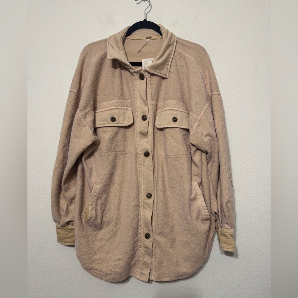 Free People Ruby Shacket Oversized Large NWT - Picture 4 of 14